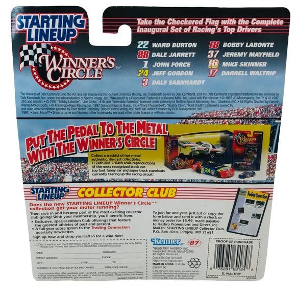 Vintage Starting Lineup Darrell Waltrip Figure Winners Circle 1997 With Card New - Picture 2 of 11